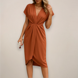 Lyza | Vestido Midi Envolvente para Mujeres