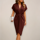 Lyza | Vestido Midi Envolvente para Mujeres