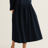 Dany | Vestido Midi Plisado para Mujeres