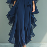 Top Nina con mangas acampanadas y pantalones con volantes