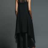 Conjunto de Vestido Slip Celeste