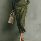 Narelle Vestido Elegante Envolvente
