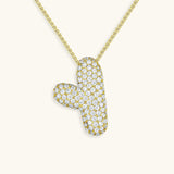 Collar de inicial con burbujas Hailey