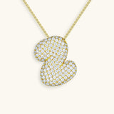 Collar de inicial con burbujas Hailey