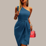 Betty | Vestido Midi de Una Sola Manga para Mujeres
