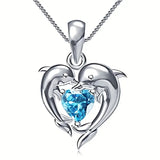 Collar gemelos Oceanheart | Oro blanco