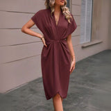 Anoukka | Vestido de cóctel midi elegante para mujeres