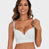 Yack Saint® Sujetador push-up con espalda alisadora – Blanco