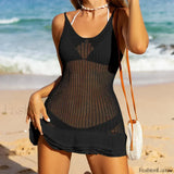 Salida de playa vestido liso transpirable