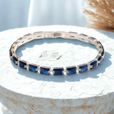 Pulsera Mireda Thalindra | Oro blanco