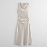 Karrie | Vestido Midi de Cóctel Sin Mangas para Mujeres