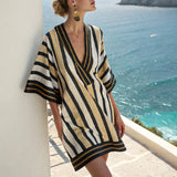 Tunique "Donatella" – Negro & Dorado