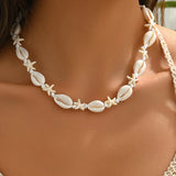 Collar Trenzado Ajustable con Acabado Oceánico