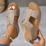 Aurea - Sandalia Wedge Ortopédica