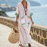Robe Caftan "Charlotte" – Jardin de Mer