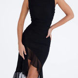 Alma | Vestido Midi de Cóctel Sin Mangas para Mujeres
