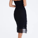 Alma | Vestido Midi de Cóctel Sin Mangas para Mujeres
