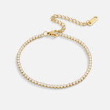 Pulsera de tenis de oro Cordelia