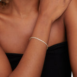 Pulsera de tenis de oro Cordelia