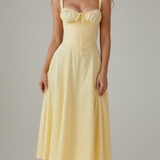 Lily | Vestido Midi Bustier para Mujeres