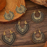 Set de 3 pendientes vintage bohemios