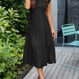 Jelena | Vestido Midi con Volantes para Mujeres