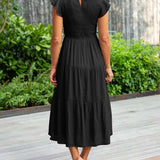 Jelena | Vestido Midi con Volantes para Mujeres