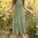 Jelena | Vestido Midi con Volantes para Mujeres