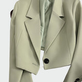 Blazer en línea sofisticada