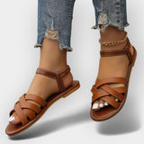 Sandalias hechas a mano con tiras ajustables