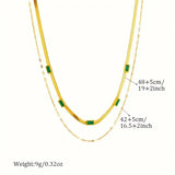 Collar retro de doble capa Sorella Edelstein | Oro