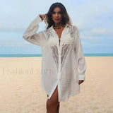 Salida de playa vestido elegante sin espalda