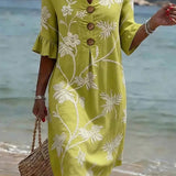Cristina | Vestido informal de mujer con estampado floral