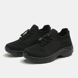Ambulo Zapatos Ortopédicos de Tejido - Verde Negro