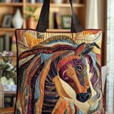Bolso Artesanal “Caballo en Mosaico Multicolor”