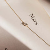 Pulsera de Piedra de Moisanita Cléa | Dorado