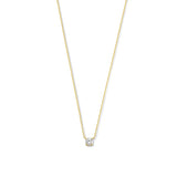Collar de Piedra de Moisanita Cléa | Dorado