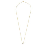 Collar de Piedra de Moisanita Cléa | Dorado