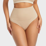 Tanga sin costuras de cintura ultra alta con control de abdomen
