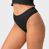 Tanga sin costuras de talle bajo para mayor comodidad diaria (paquete de 3)