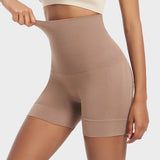 Pantalones cortos de cintura ultra alta con control de abdomen y levantamiento de glúteos