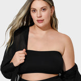 Sujetador bandeau sin costuras, cómodo y con relleno