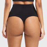 Tanga sin costuras de cintura ultra alta con control de abdomen