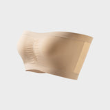 Sujetador bandeau sin costuras, cómodo y sin relleno
