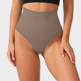 Tanga sin costuras de cintura ultra alta con control de abdomen