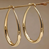 Pendientes de Aros Vintage Dorados