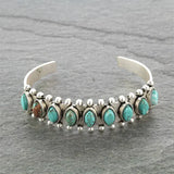 Pulsera de Piedra Turquesa Vintage
