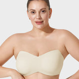 Sujetador bandeau convertible antideslizante con soporte completo