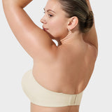 Sujetador bandeau con soporte completo: antideslizante y ajustable