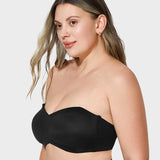 Sujetador bandeau con soporte completo: antideslizante y ajustable